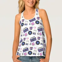 Retro 1980's Era Music Nostalgic Tank Top