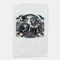 Gothic Love Till Death Do Us Part Romantic Style Garden Flag