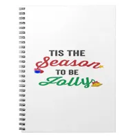 Tis The Season To Be Careful Classic Stickers Notebook