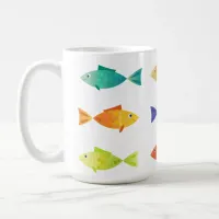 Cute colorful sea fish  coffee mug