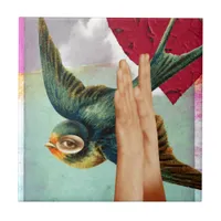 Eye of the Beholder, Abstract Digital Collage Tile