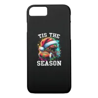 Tis The Season Football Mom Christmas Santa Hat Co iPhone 8/7 Case