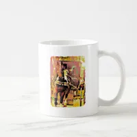 Pinto Amish Horse 8-Bit Art Coffee Mug