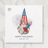 American Gnome Favor Tags