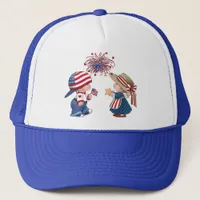 Vintage Happy Birthday America Trucker Hat
