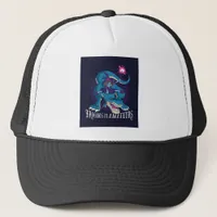 Brooms are for Amateurs, T-rex Riding Witch Trucker Hat