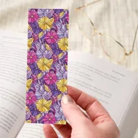 Stained Glass Abstract Purple Yellow Pink Bookmarks