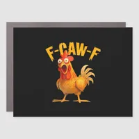 Crow Humor F-Caw-F Gothic Funny Retro Cool Car Magnet
