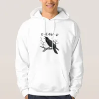 Funny F-Caw-F Gothic Crow Humor Essential Hoodie