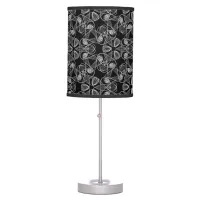 Black and White Absract Table Lamp