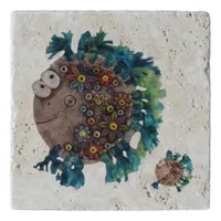 Stone Trivet - Flowerchild Fish