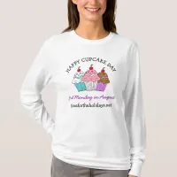 Happy Cupcake Day August Holidays T-Shirt