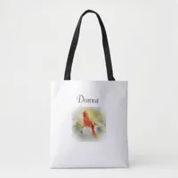 Personalized Cardinal Tote Bag