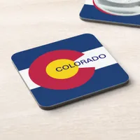 Colorado State Flag Drink Coaster