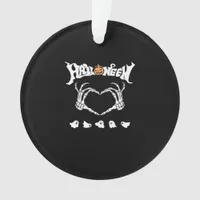 Skeleton Hand With Halloween Theme Dark Seasonal Ornament