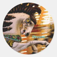 Dream... Classic Round Sticker