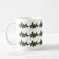 Mug - Holly Leaves and Berries