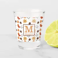 Personalized Fall Shot Glass