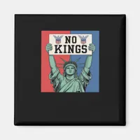 No Kings Classic Patriotic Style Magnet