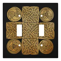 Celtic Knotwork Cross  Light Switch Cover