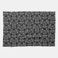 Black and White Abstract Kitchen Towel