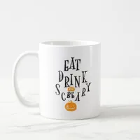 Eat Drink And Be Scary Happy Halloween Vintage Coo Coffee Mug