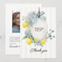 She Found Her Main Squeeze Floral Bridal Shower Thank You Card