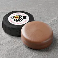 International Joke Day Laughing Face Dipped Oreo Cookie Favors