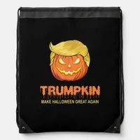 Halloween Trumpkin - Make Halloween Great Again De Drawstring Bag