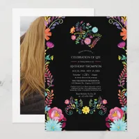 Floral Mexican Fiesta Celebration of Life Invitation