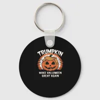 Trumpkin Make Halloween Great Again Funny Keychain