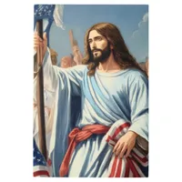 *~ Desert -- Jesus  00 Americanxx Flag AP xxx Metal Print