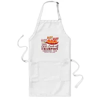 Chili Cook Off Rustic Team Contest Winner Champion Long Apron