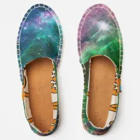 Galaxy of Stars Tarantula Nebula Blue Green, ZGOS Espadrilles