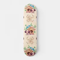 Adorable Dog Pattern  Skateboard