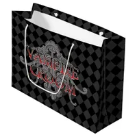 Vampire Groom Large Gift Bag