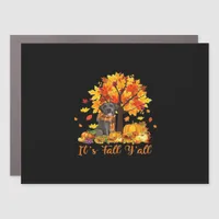 It’s Fall Y’all Halloween Autumn Retro Graphic Car Magnet