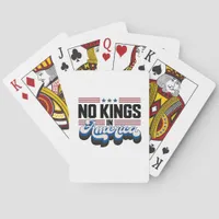 No Kings In America USA Retro Classic Poker Cards