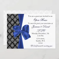 elegant stylish navy Corporate Invitation