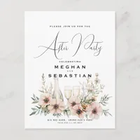 Watercolor Rustic Wildflower Wedding  Enclosure Card