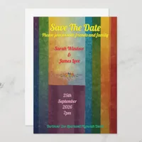 Rainbow Wedding Invitation