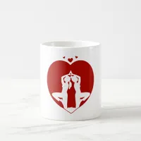 Soulmates in Harmony Personalized Couples Mug