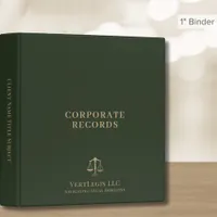 Simple Professional Attorney Lawyer Law Firm 3 Ring Binder