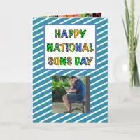 Happy National Sons Day | September 28th Card