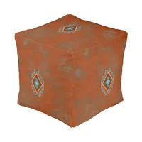 Southwest Canyons Diamond Pouf