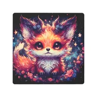 Foxy Little Devil Metal Print