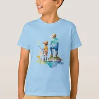 Father Son Fishing Memories | Love You Dad T-Shirt