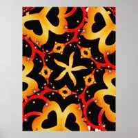 Abstract Butterfly Poster