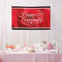 Elegant 26th Rose Wedding Anniversary Banner