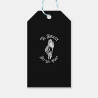 Til Death Do Us Part Skeleton Hand Holding Anatomi Gift Tags
